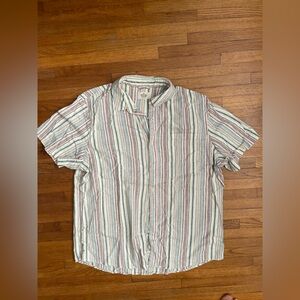 Marine Layer Hemp Tencel Striped Shirt Larger